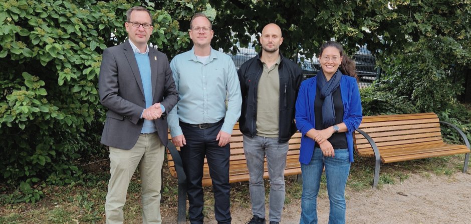 Pressetermin Sauberkeitswoche Wasserspielplatz