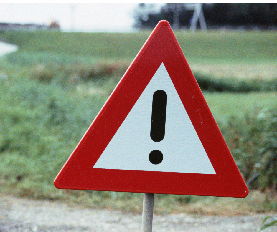 Achtung Strassenschild