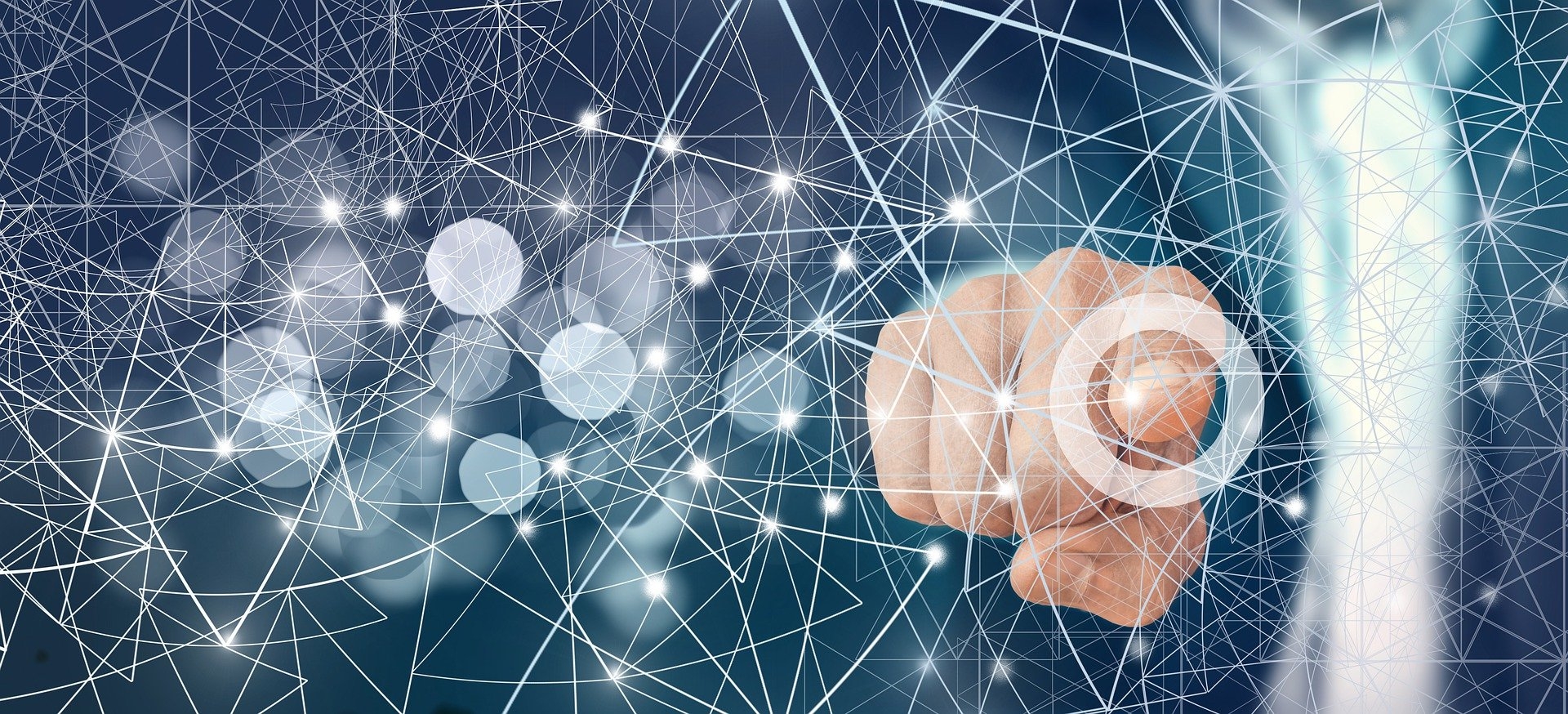 Digitaler Fingerabdruck zeigend auf Leser