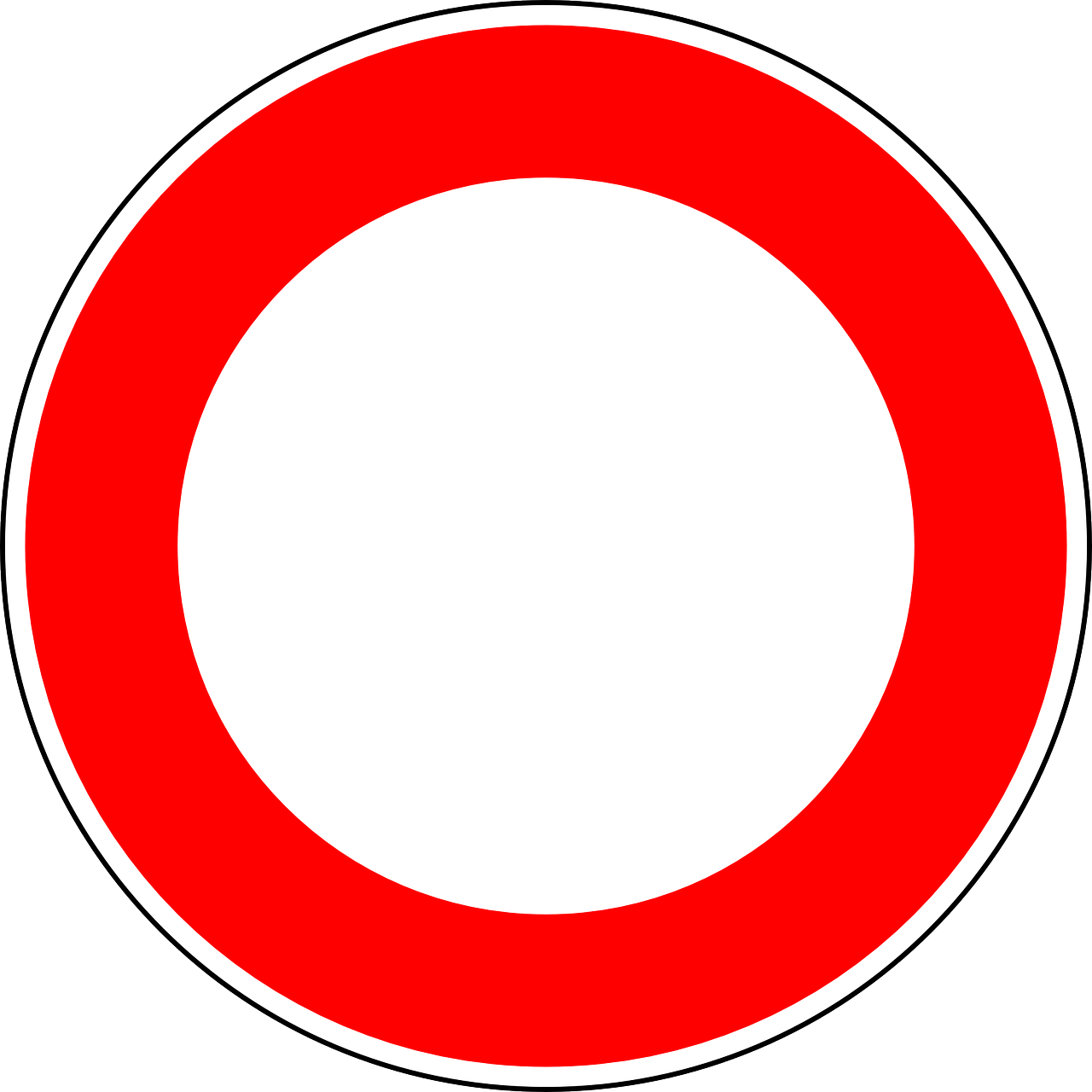 Straßenschild mit dem Zeichen für keine Durchfahrt