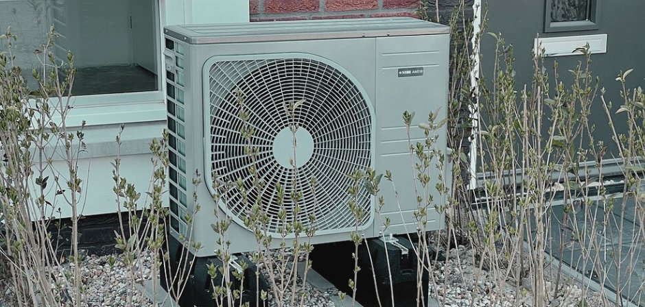 Wärmepumpe draußen