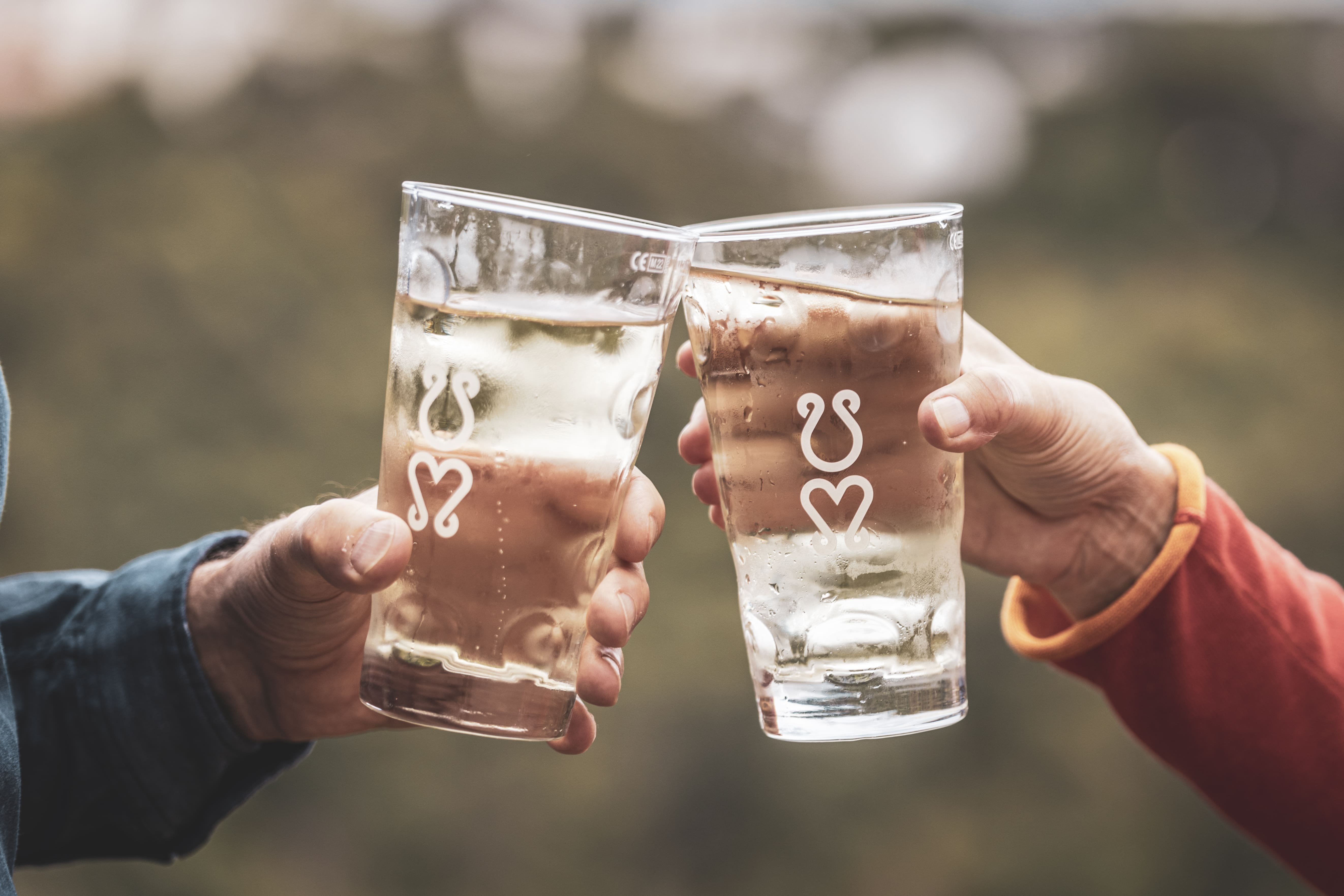 Weinschorle im Bad Dürkheim-Dubbeglas