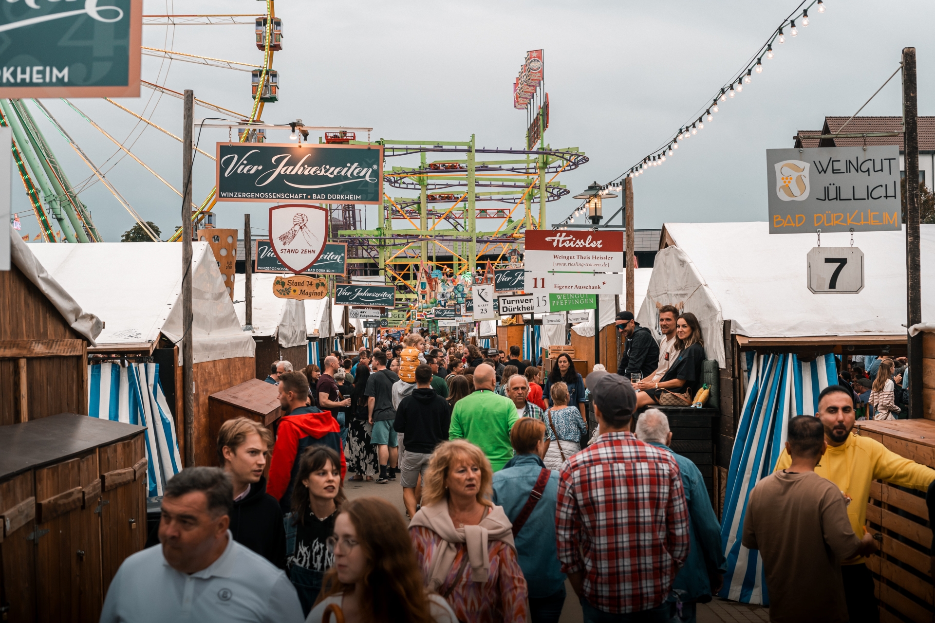 Blick auf die Schubkärchlermeile.