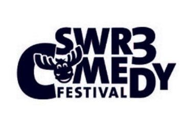 Logo SWR3 Comedy Festival. Das schwarze Logo befinden sich auf weißem Grund.