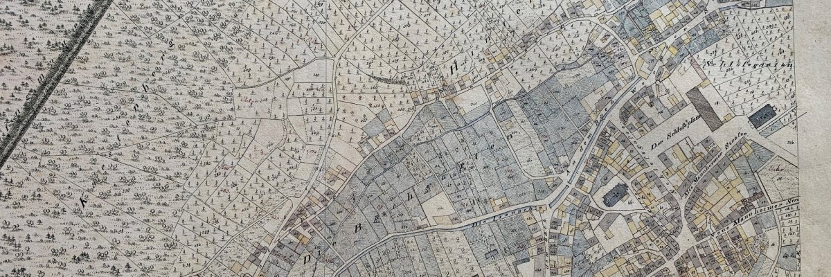 Alte Karte von Bad Dürkheim