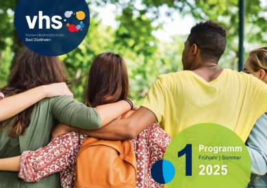 Das Frühjahrs- und Sommerprogramm der Kreisvolkshochschule Bad Dürkheim für 2025.