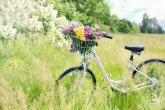 Fahrrad mit Blumen