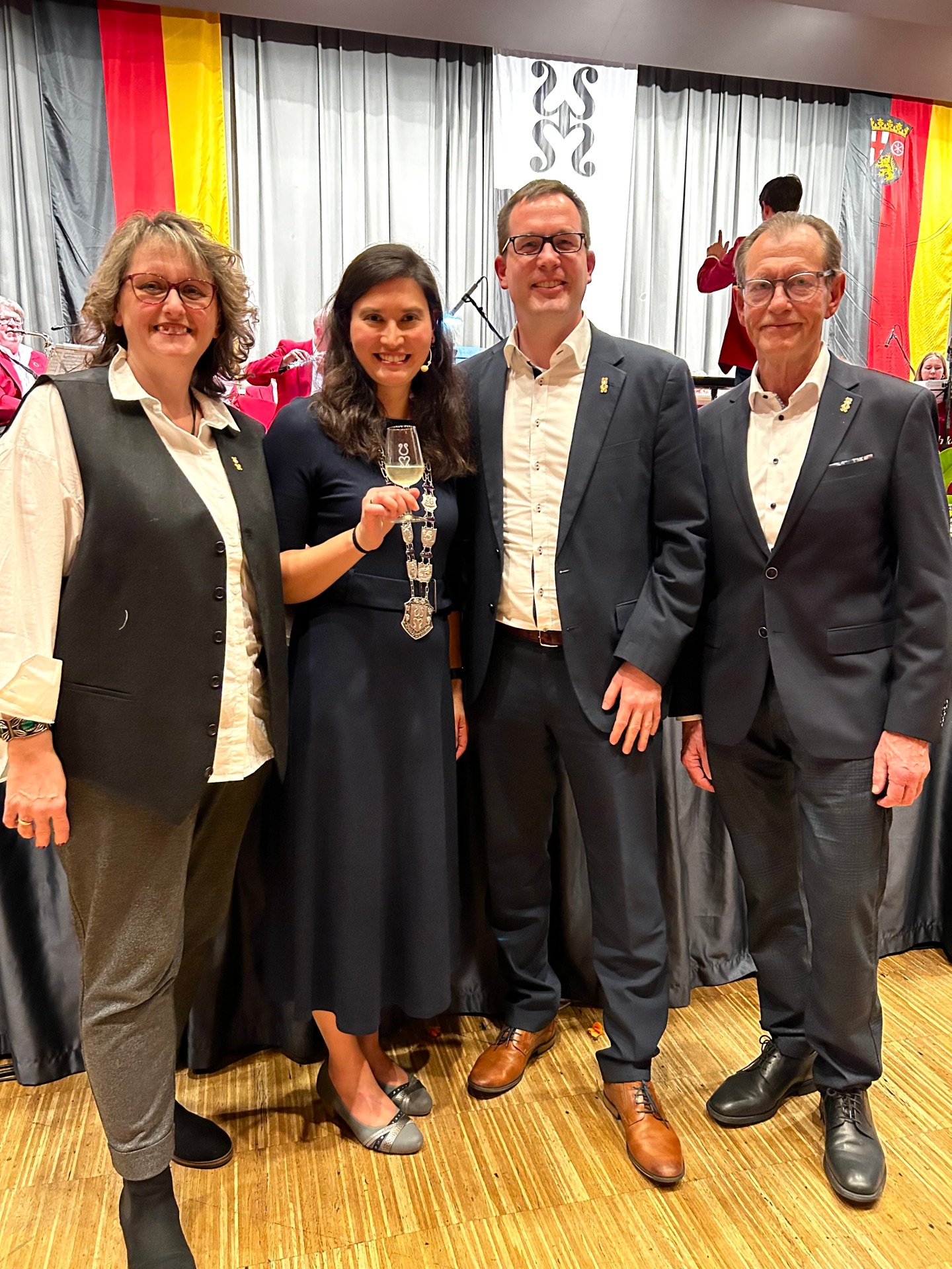 Stadtspitze Gruppenbild auf dem Neujahrsempfang 2025