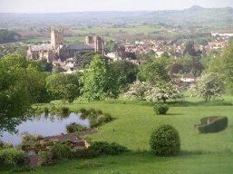 Stadtansicht von Wells Stadtansicht von Wells