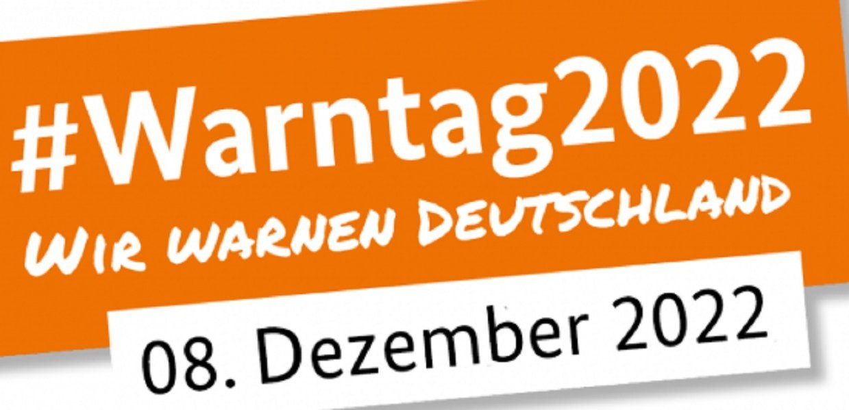 Bundesweiter Warntag 8. Dezember 2022