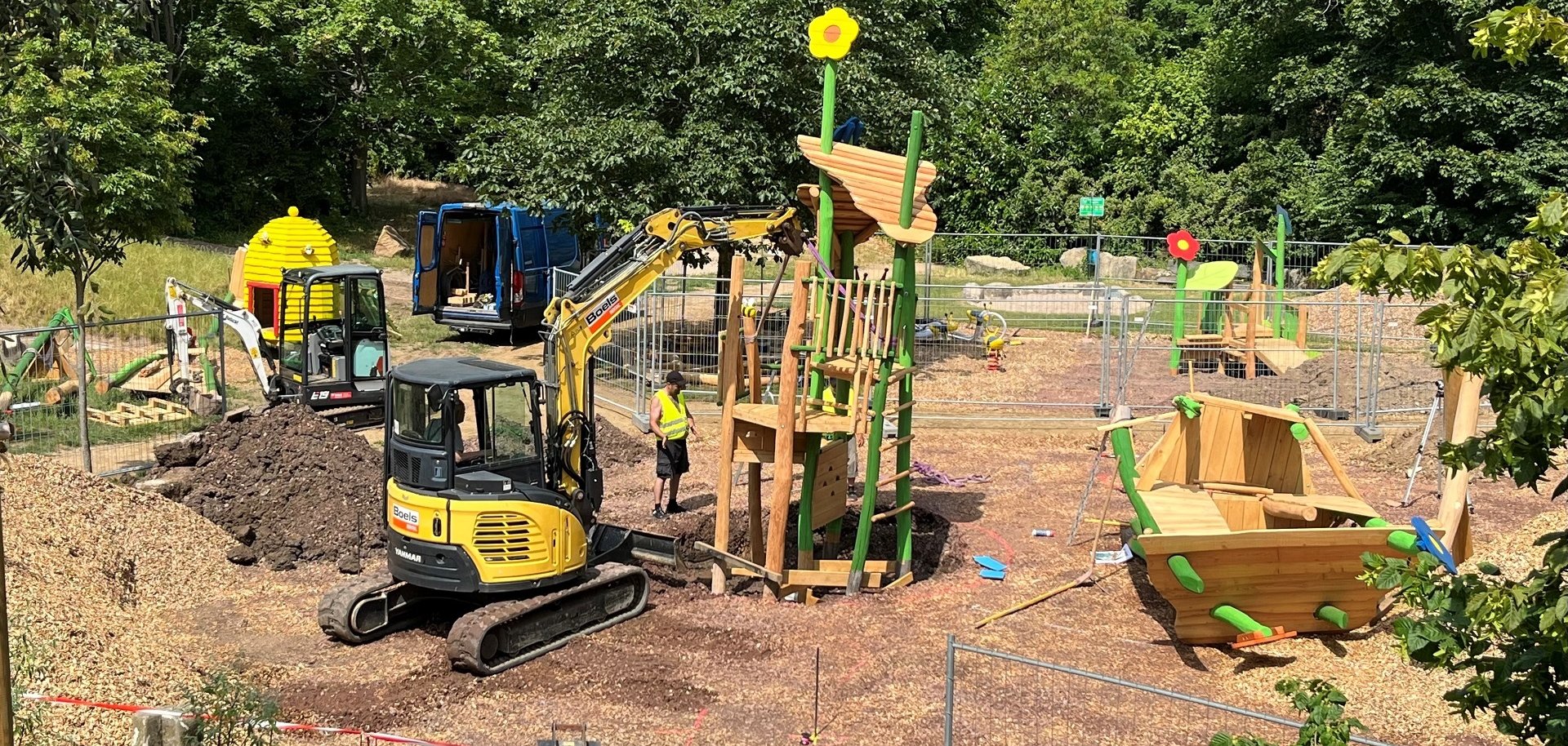 Spielplatz im Kurpark wird modernisiert Spielplatz im Kurpark wird modernisiert