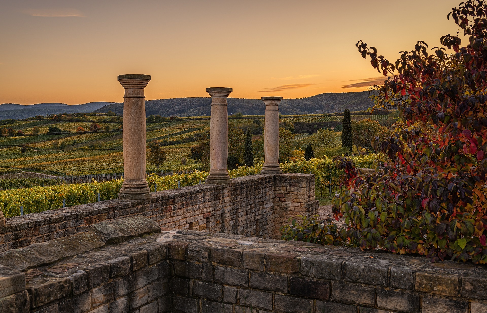 Römervilla Ungstein Römervilla am Weilberg in Ungstein