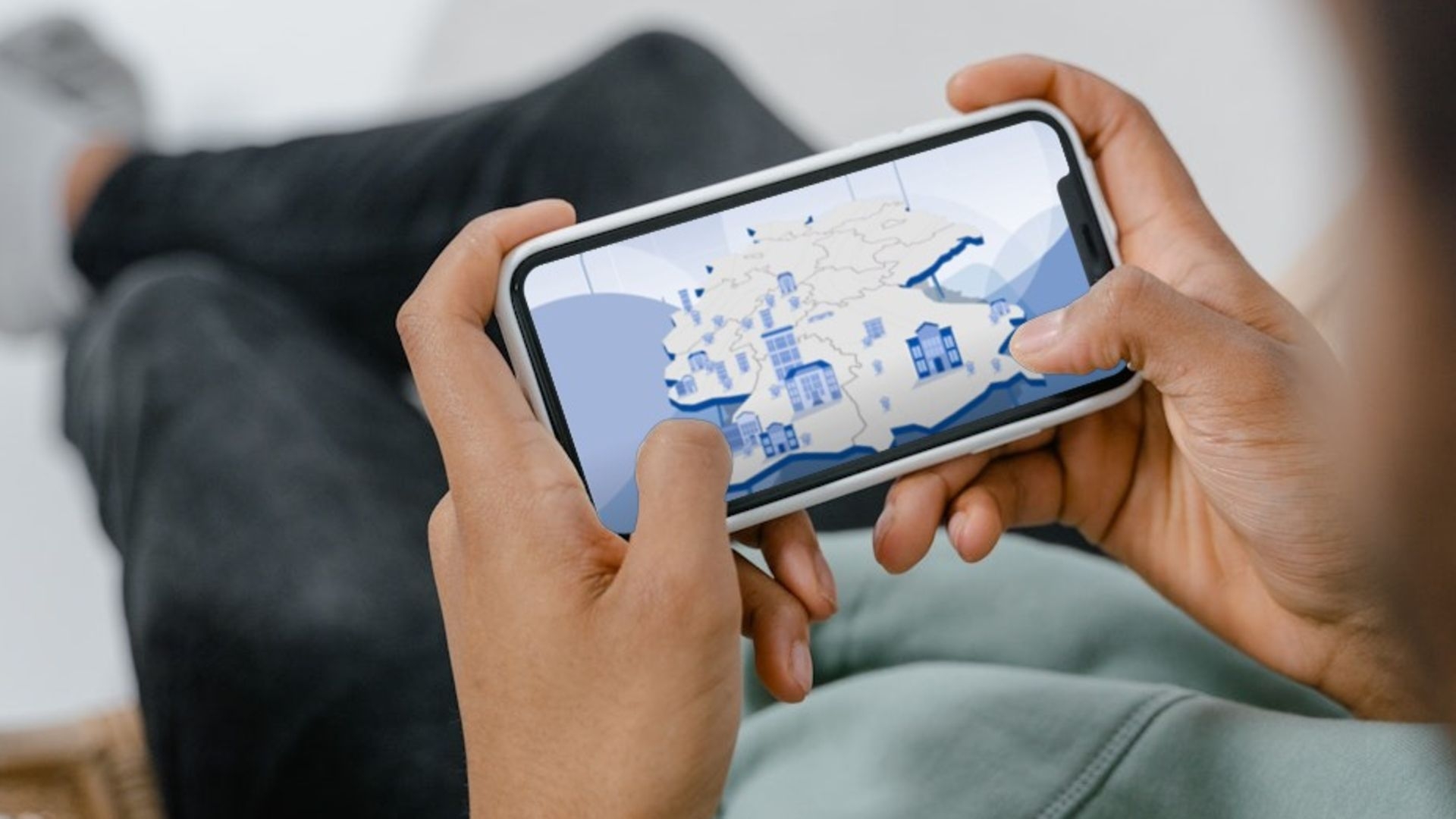 Smartphone für elektronische Wohnsitzanmeldung