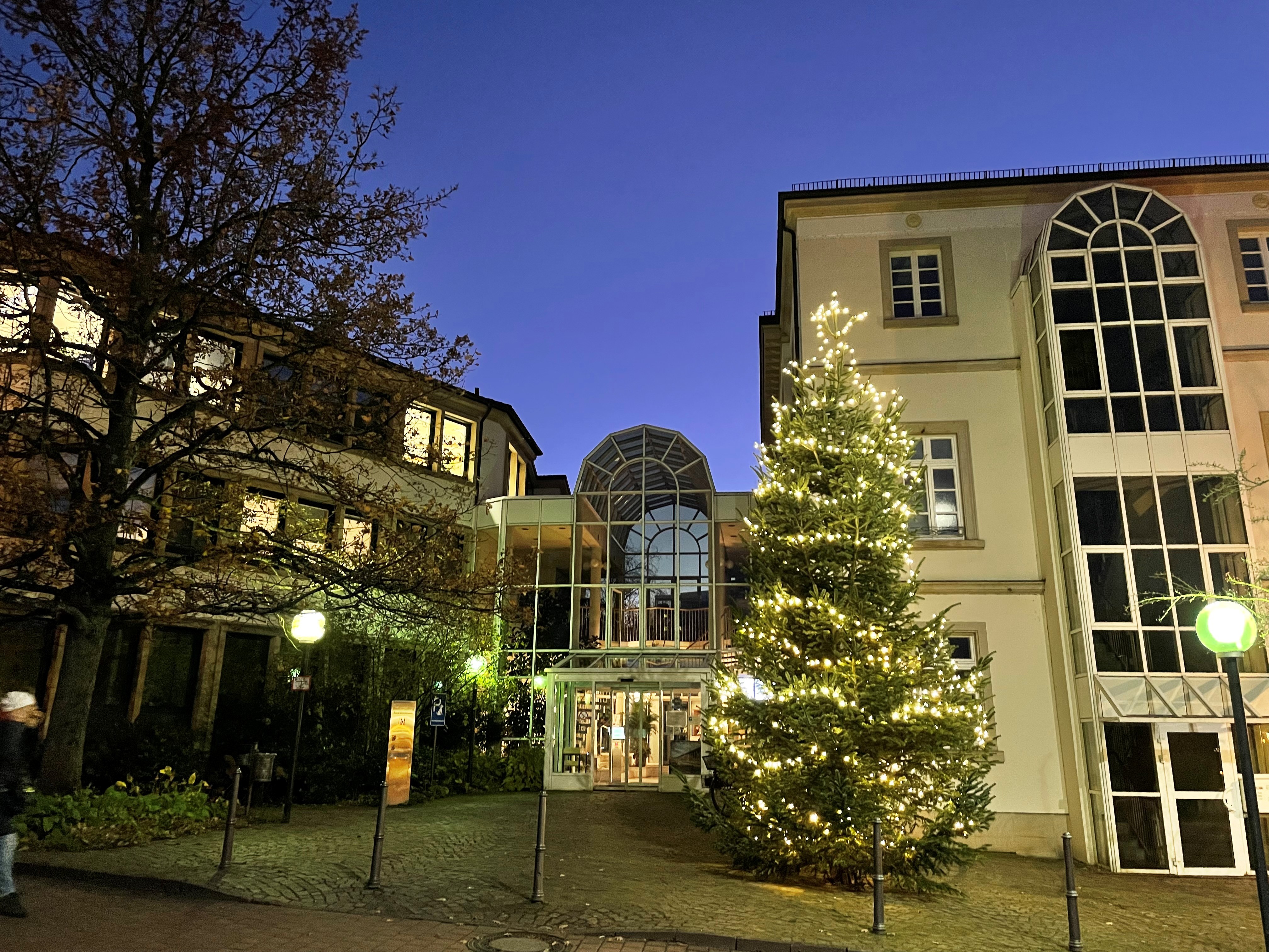 Weihnachtsbaum vorm Rathaus Weihnachtsbaum vorm Rathaus