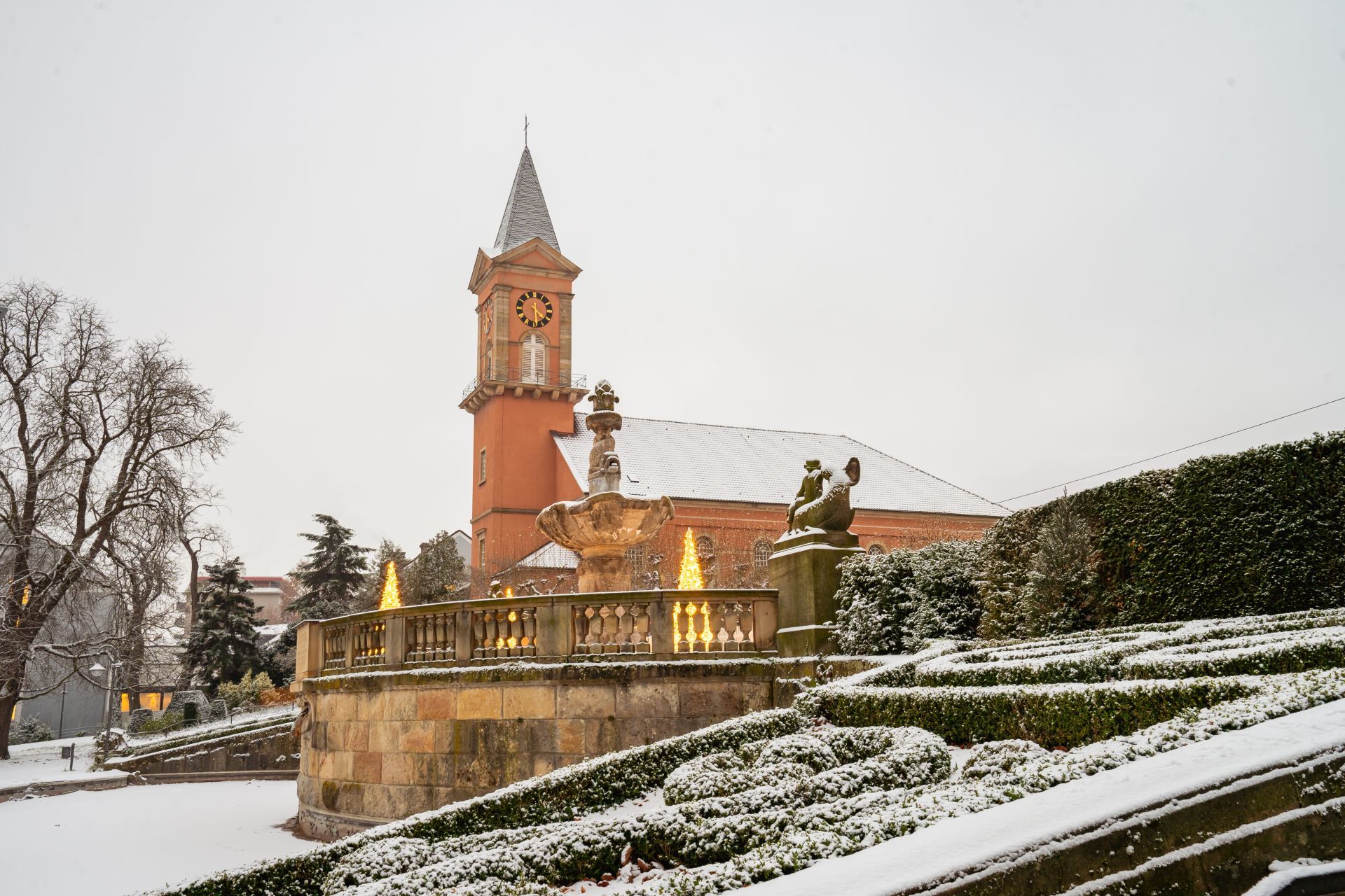 St. Ludwigkirche im Winter