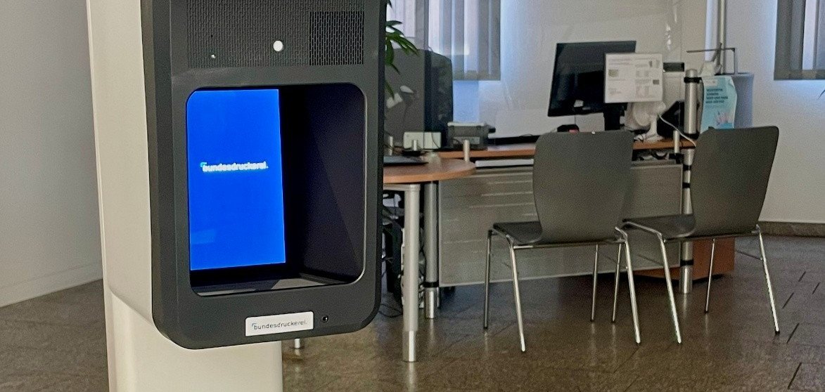 Digitales Passfotogerät