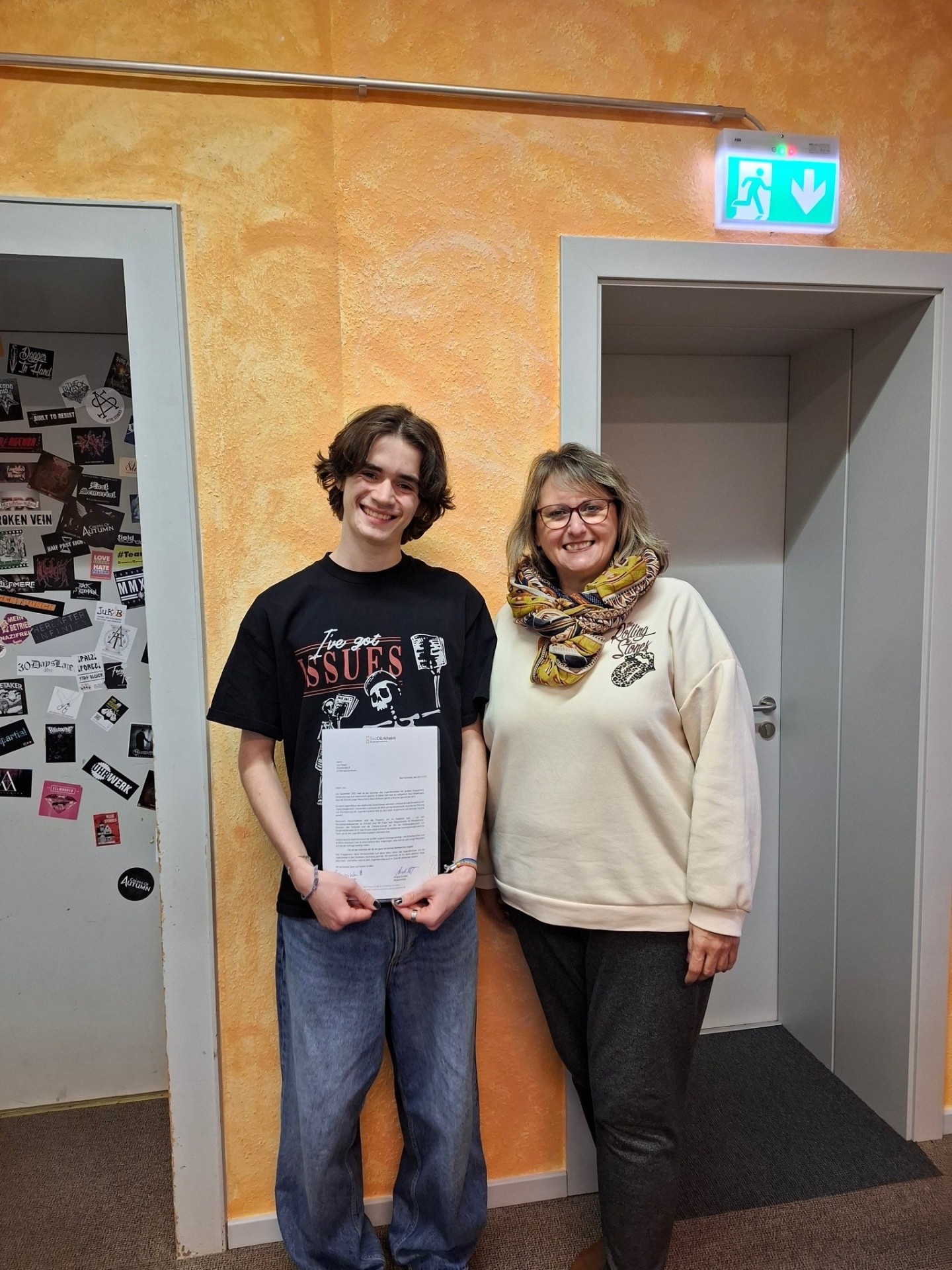 Abschied von Levi Hagen als Sprecher des Jugendkomitees