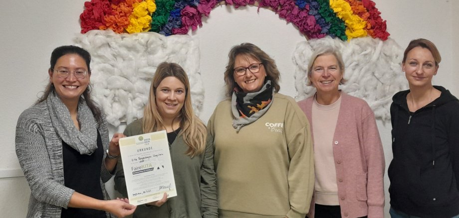 Rezertifizierung Faire Kita Regenbogen