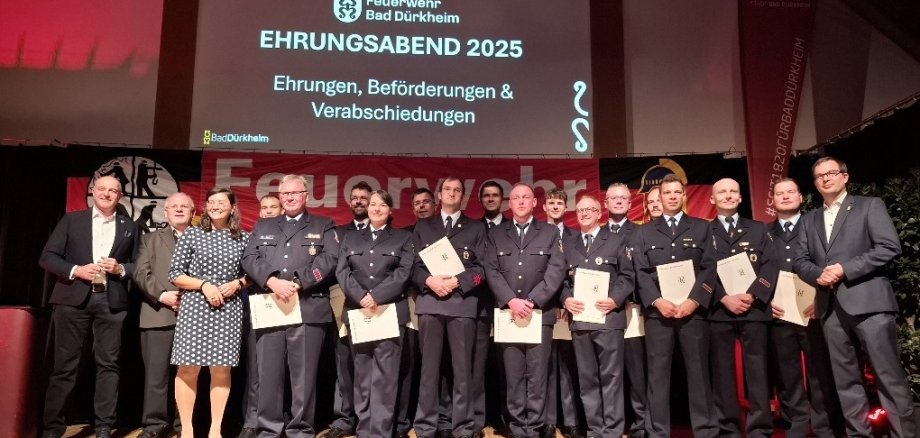 Ehrungsabend der Freiwilligen Feuerwehr Bad Dürkheim