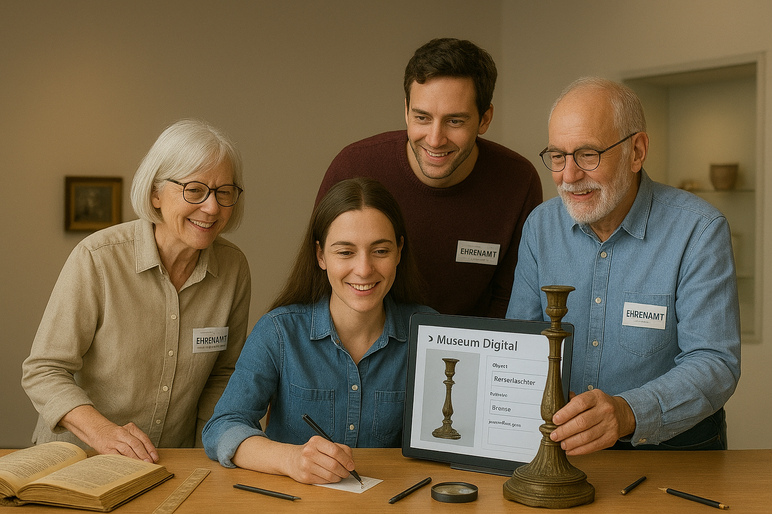 Dem „Arbeitskreis Museumsarchiv“ über die Schulter geschaut