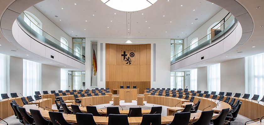 Plenarsaal Landtag Rheinland-Pfalz